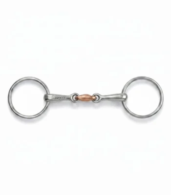 Bitsova Loose ring snaffle bit with lozenge