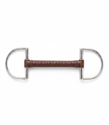 Bitsova Leather D Ring Bit with Straight Bar Mouth 1