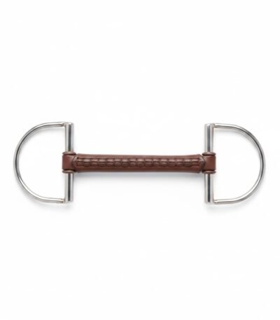 Bitsova Leather D Ring Bit with Straight Bar Mouth 1