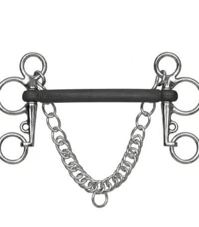 Bitsova Pelham Rubber Bit